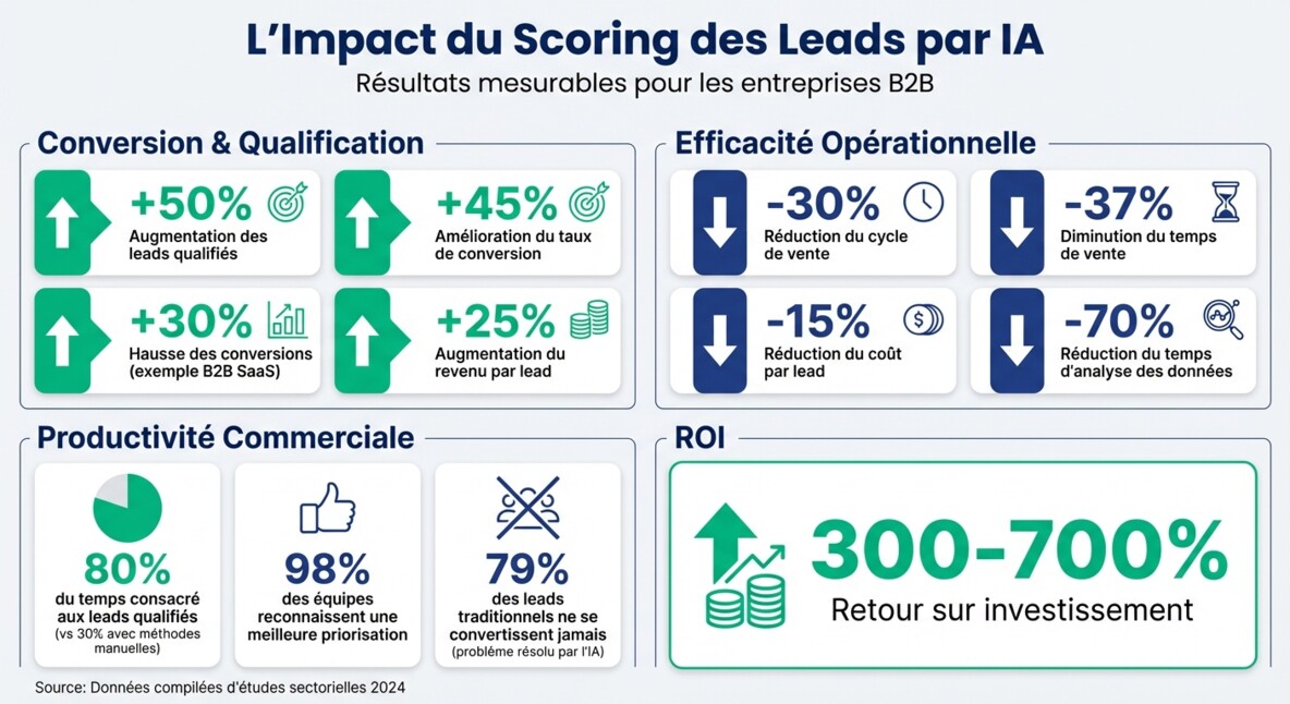 Impact of AI scoring on business performance: key statistics