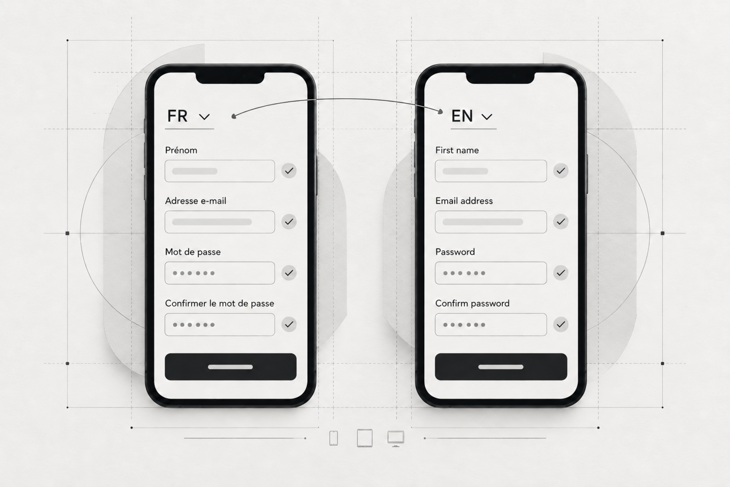 Multilingual FR and EN interfaces