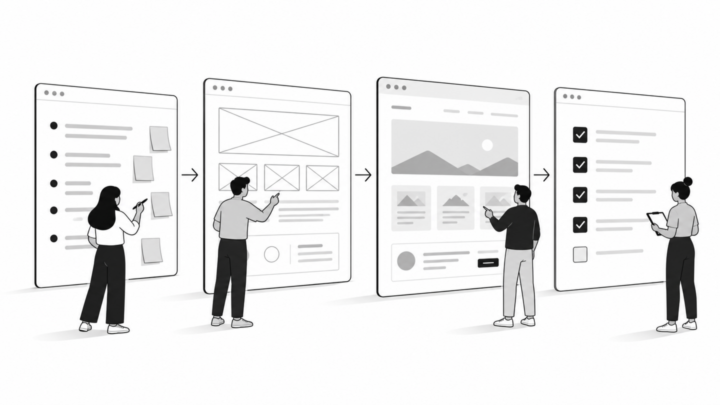 Website project stages