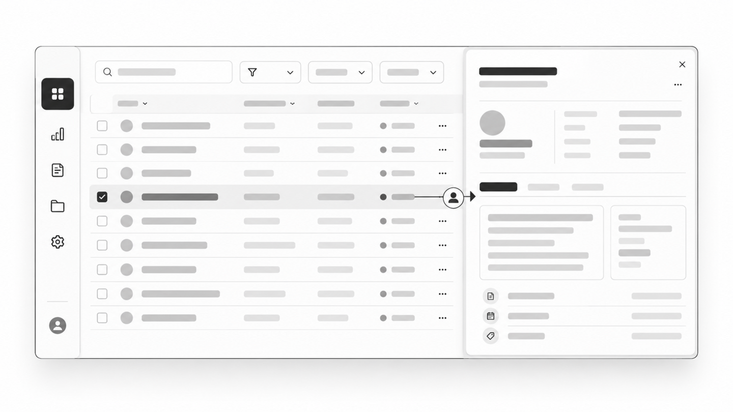 Organisation d’une interface complexe