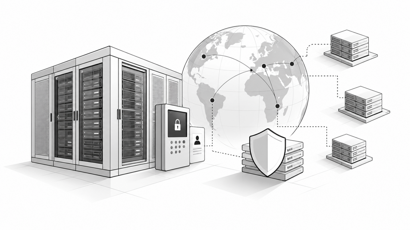 Hosting, access and data transfers