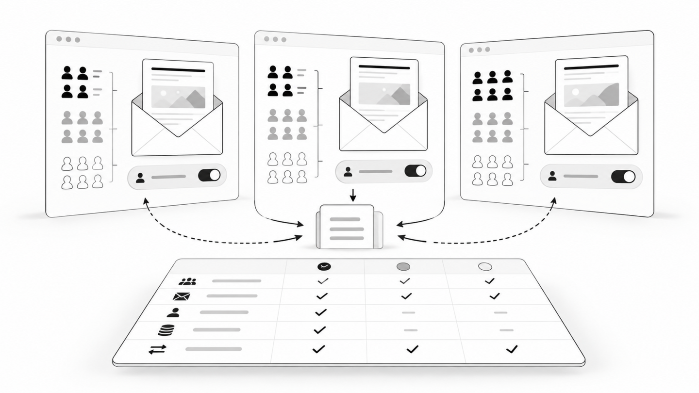 Choisir une plateforme email