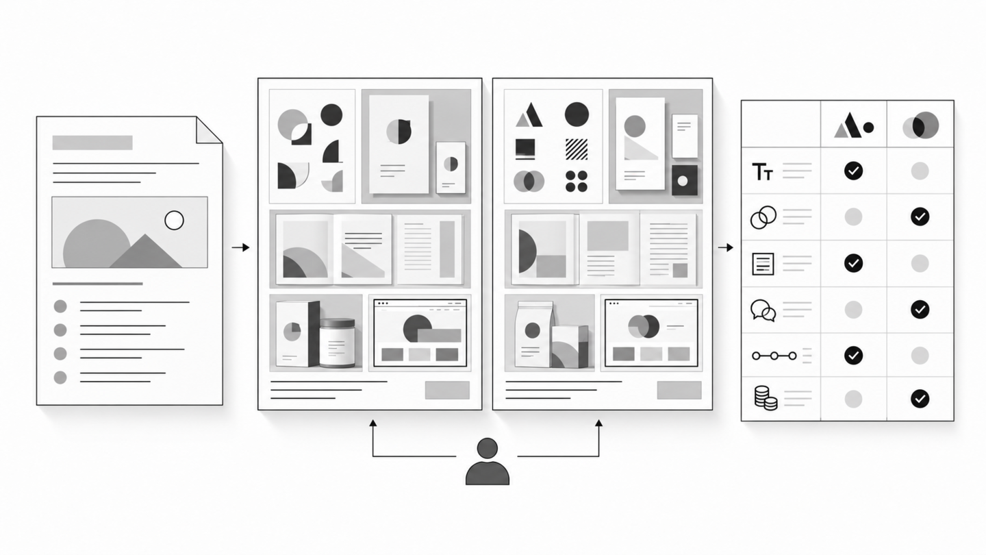 Comparer des agences de design