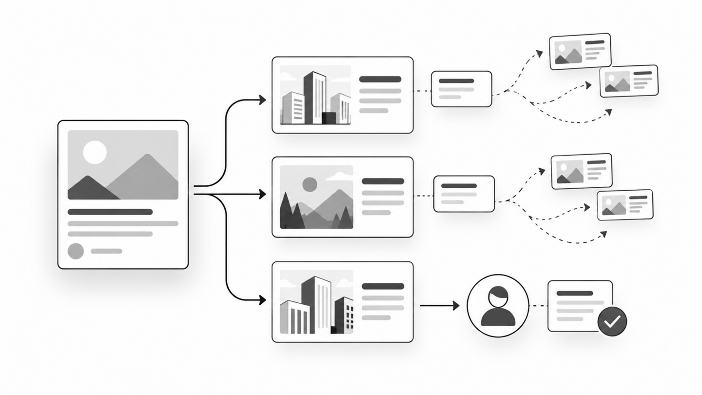 Message, context and circulation